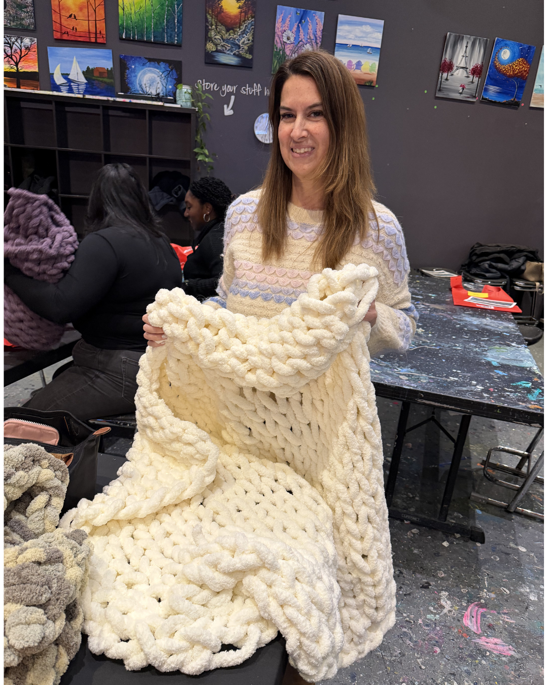 Everyone leaves with a blanket - we promise!